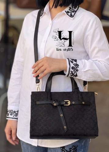 کیف کوچ پاسپورتی کمربندی پارچهای مشکی کد ۱۸۱۹